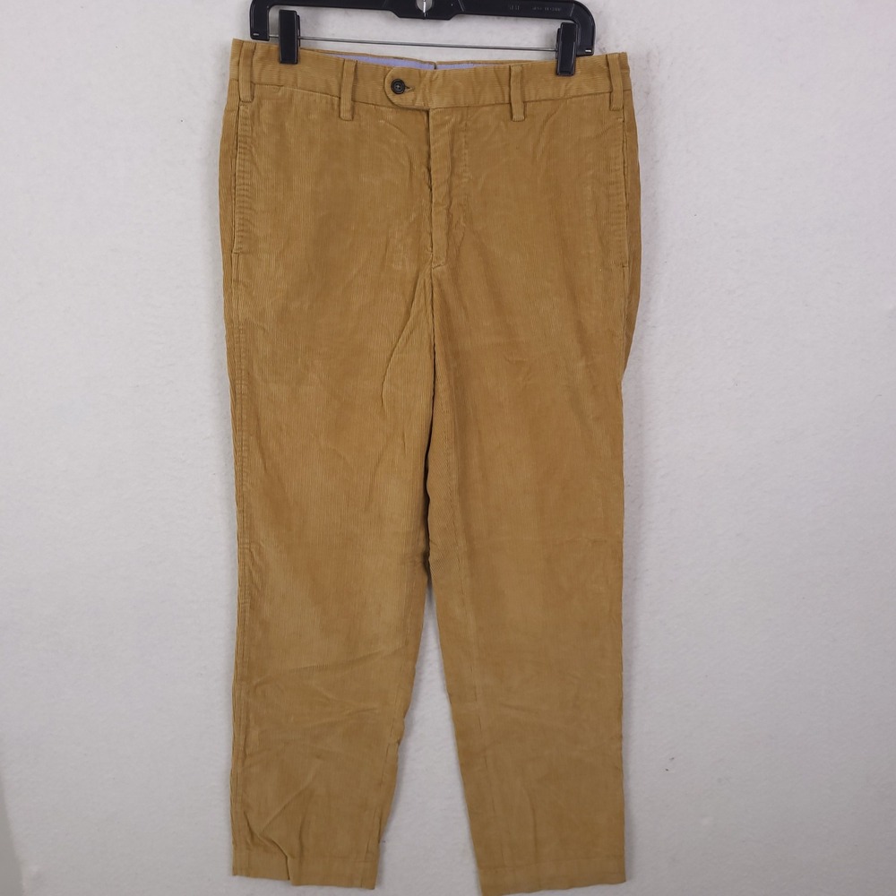Sid Mashburn Sport Pant Mens 33x30 Khaki Corduroy Cotswold 200 Trousers